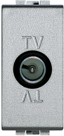 BTicino NT4202DC Экранированная TV розетка оконечная 1 модуль, "папа"