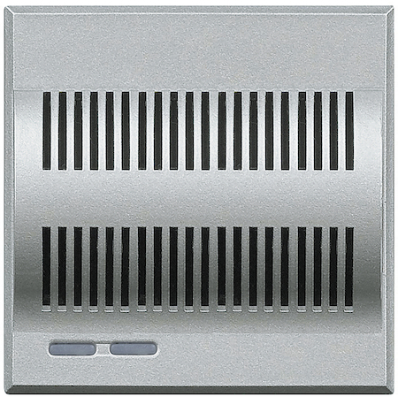BTicino HC4693 Axolute Датчик регулирования комнатной температуры систем отопления и охлаждения в диапазоне от 3-40 °С – два модуля, цвет алюминий