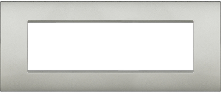 BTicino LNC4807GL LivingLight Рамка AIR 7 модулей, цвет Лунное серебро