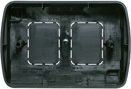 BTicino 503LP Настенная коробка с супортом (120х80х38)