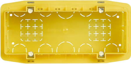 BTicino 506L Коробка для твёрдых стен (186х76х52)