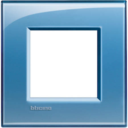 BTicino LNA4802AD LivingLight Рамка прямоугольная, 1 пост, цвет Голубой