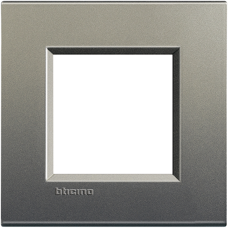 BTicino LNA4802AE LivingLight Рамка прямоугольная, 1 пост, цвет Серый шелк