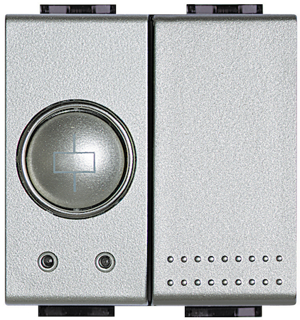 BTicino NT4672N Light Tech Активирующее устройство для системы энергоконтроля, 1 реле, 2 модуля, NC контакт для одиночной нагрузки