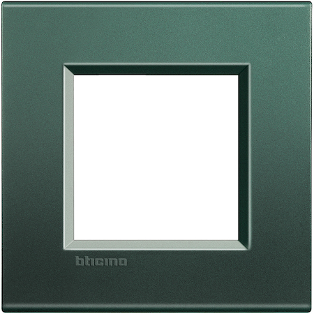 BTicino LNA4802PK LivingLight Рамка прямоугольная, 1 пост, цвет Зеленый шелк