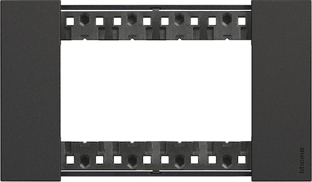 BTicino KA4804KG LN Рамка 4М ЧРН