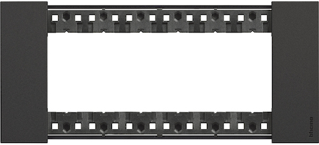 BTicino KA4806KG LN Рамка 6М ЧРН