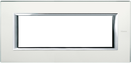 BTicino HA4806VSA Axolute декоративные накладки прямоугольной формы, стекло, цвет матовое стекло, на 6 модулей