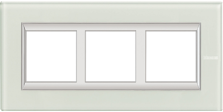 BTicino HA4832M3VSW Axolute Whice Декоративная накладка 2х3М 57мм