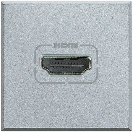 BTicino HC4284 Axolute HDMI разъем, цвет алюминий