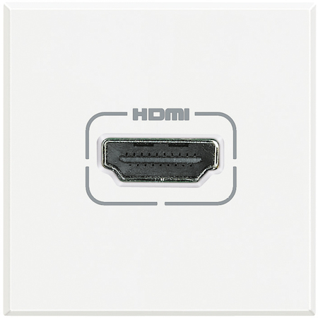 BTicino HD4284 Axolute HDMI разъем, цвет белый