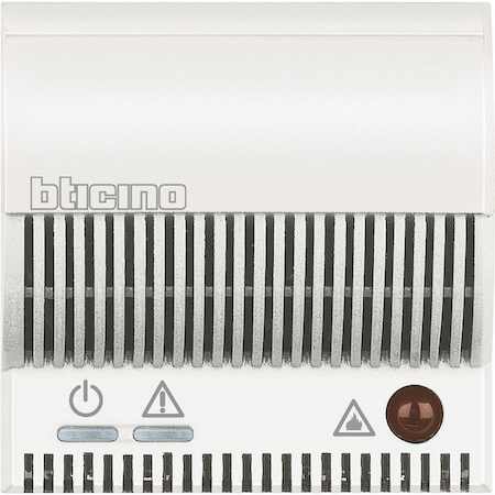 BTicino HD4520 Axolute Повторитель сигналов для детекторов газа, световая и звуковая сигнализация (85 дБ), 2 модуля, цвет белый