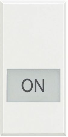 BTicino HD4921LM Axolute Клавиши с подсвечиваемыми символами для выключателей в дизайне AXIAL - 1 модуль, ON, цвет белый