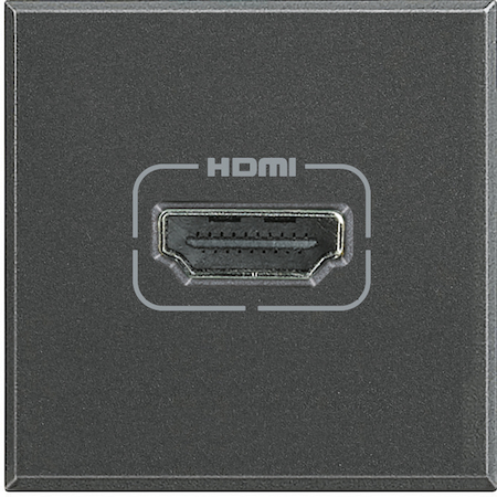 BTicino HS4284 Axolute HDMI разъем, цвет антрацит