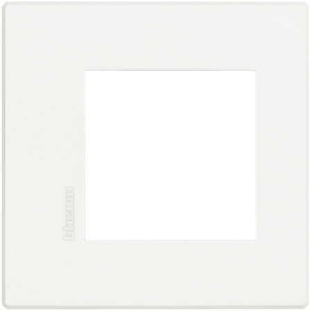 BTicino HW4802HD Axolute Eteris декоративная рамка на 2 модуля, цвет белый