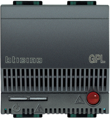 BTicino L4512/12 Детектор GPL со световой и звуковой сигнализацией (85дБ), питание 12В, 2 модуля