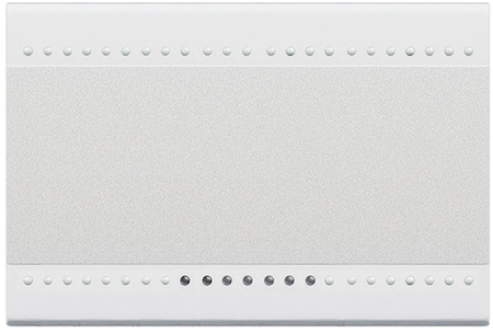 BTicino N4915M3N LivingLight Клавиша без символа, размер 3 модуля, цвет белый