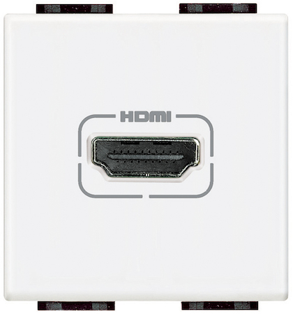 BTicino N4284 LivingLight Разъем HDMI, цвет белый