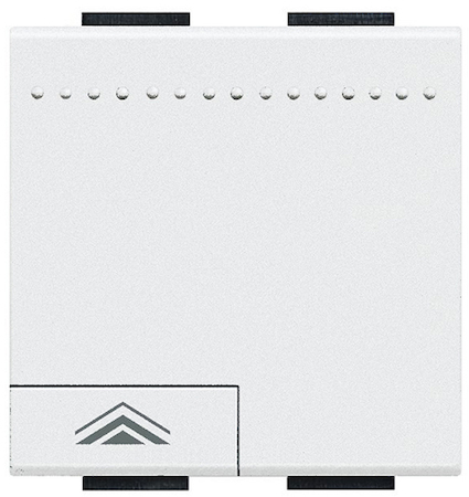 BTicino N4582N LivingLight Светорегулятор для резистивных и емкостных нагрузок, 450-800 Вт, цвет белый