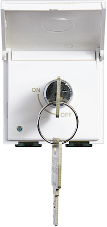 BTicino N4605 Модуль для отключения и блокировки охранной сигнализации с помощью ключа (с крышкой)