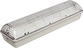 Белый Свет a9986 Аварийный светильник централизованного электропитания эвакуационного освещения (=24V)  BS-190-2x4 LED (=24V)