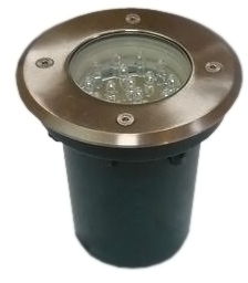 BR-LL-002 CW Briaton Светильник грунтовый LED 1.2W 220V 6500K стальной IP67 108x112