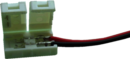 Briaton Коннектор выводной FIX-MONO8-1 Коннектор выводной для одноцветных лент шириной 8 мм Пластик