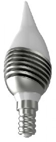 BR-C-E14-3W Briaton Лампа LED свеча Е14 3W 6000K