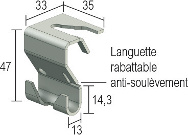 CABLOFIL CM586024 Подвес для лотка SS 316L