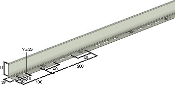 CABLOFIL CM923048 Перег. д/лотка COT100 I304L