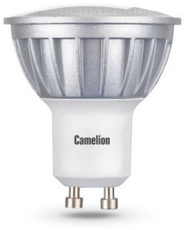10957 Camelion LED5-GU10/845/GU10 (Эл.лампа светодиодная 5Вт 220В)