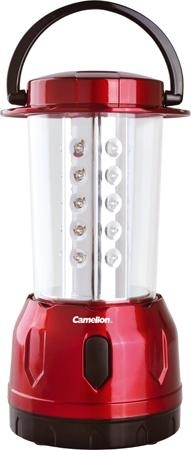 9232 Camelion LED5625  (фонарь для кемпинга 3XR20, бордовый, 30 LED, пласт, кор)