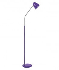 12334 Camelion KD-309  C12 фиолетовый (Светильник напольный, торшер, 230V 40W E27)