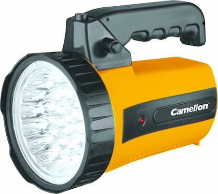 10469 Camelion LED29315 (фонарь аккум. 220В, желтый, 35 LED, 6В 4А-ч, пластик, коробка)