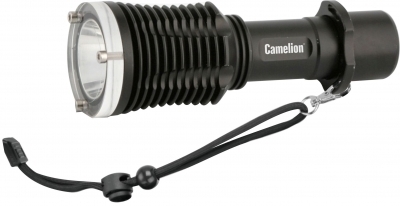 11697 Camelion LED51514R (фонарь, черн, LED10WCREE, глуб 50м, 3xLR03 в комп, дайв, ремешок алюм, кор)