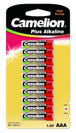 3221 Camelion  LR03 Plus Alkaline BL-10 (LR03-BP10, батарейка,1.5В)