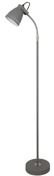 13050 Camelion KD-428F  С08  серый (Светильник напольный New York, 1х E27, 40Вт, 230В, металл)