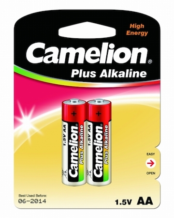 1652 Camelion..LR 6 .Plus Alkaline BL-2 (LR6-BP2, батарейка,1.5В)