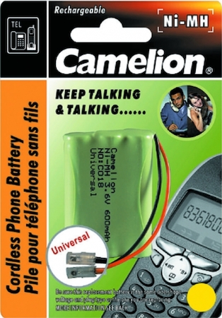 3597 Camelion  3,6V-600mAh С-018 (T-207)  (C018 3NH-AAA600BMU, Ак-тор для р/т,Ni-Mh,3xAAA)