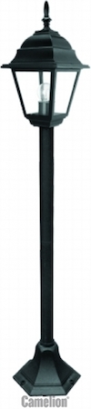 Camelion 10538 6201 (Черный) Светильник-Столб 1,06м улично-садовый 230В 60/100Ватт