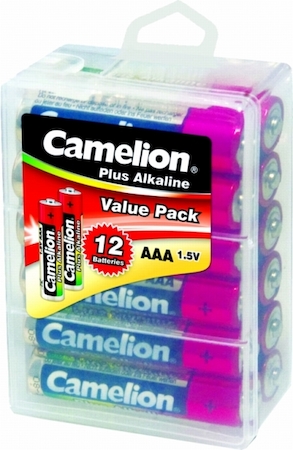 10647 Camelion  LR03 Plus Alkaline PBH-12 (LR03-PBH12, батарейка,1.5В)