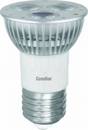 9930 Camelion JDR-LED-3x1W E27 6000K (Эл.лампа светодиодная 3Вт 220В)