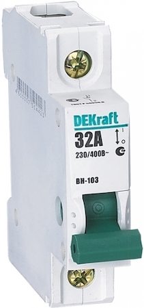 DEKraft 17051DEK Выключатель-разъединитель 1Р 32А ВН-103