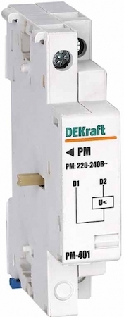 DEKraft 21250DEK РМ401-230B_расцепитель мин. напряжения