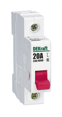 DEKraft 17022DEK Выключатель-разъединитель 1Р 40А ВН-102