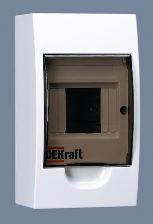 DEKraft 31008DEK Корпус пласт. навесной 4 модуля, IP41, ЩРН-П-4 DEKra