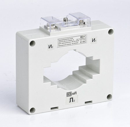 DEKraft 50117DEK Трансформатор тока ТШП-0,66 0,5S 800/5 10ВА, диаметр 100мм