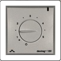 140F1010 DEVIreg™ D-130 накладной, с датчиком пола, 16А