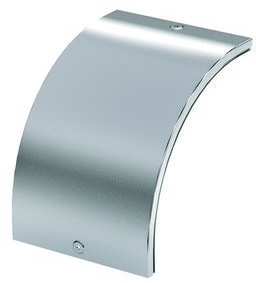 ДКС 38243INOX Крышка на угол CD 90 вертикальный внеш. 90° осн.150, нержавеющая