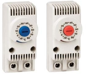 ДКС R5TMS02 Термостат, диапазон -10 ~ +80 градусов С, контакт NC (нормально закрытый)
